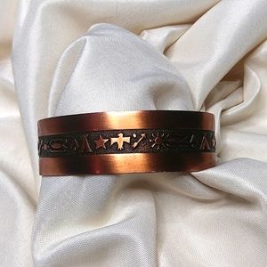 Native American Copper Cuff Bracelet